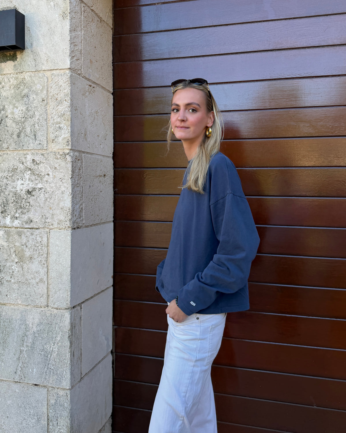 blue longsleeve