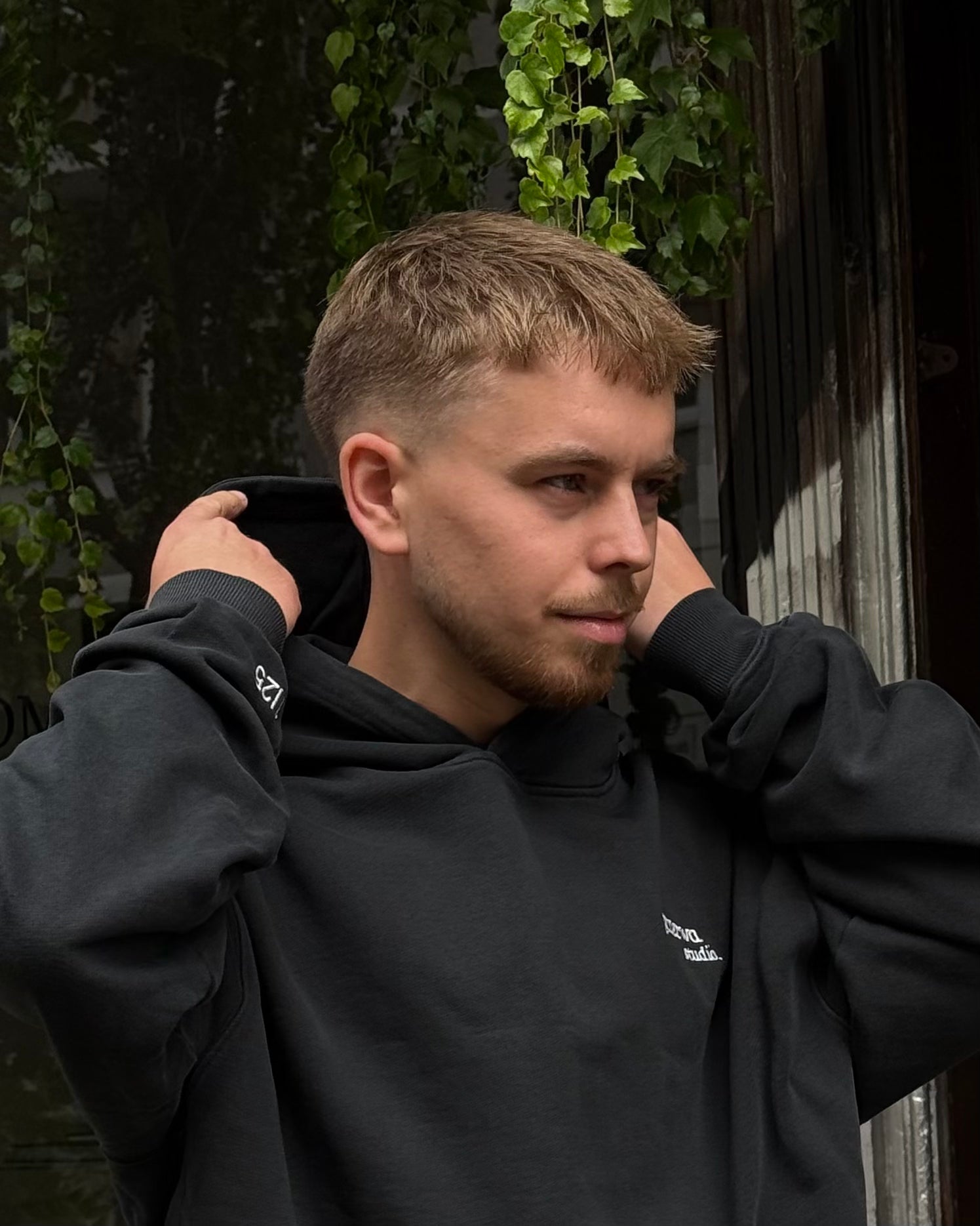 vintage black hoodie