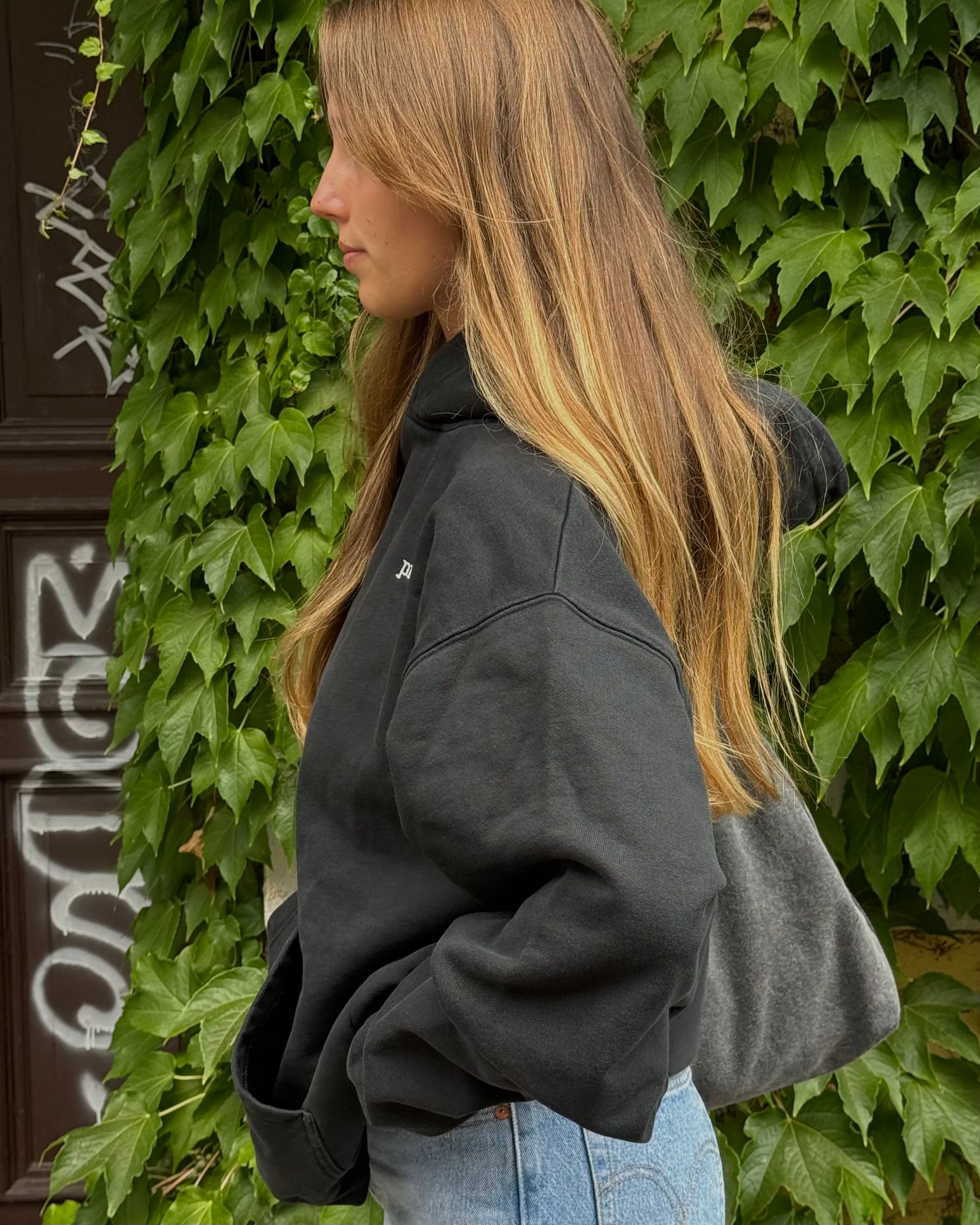 vintage black hoodie