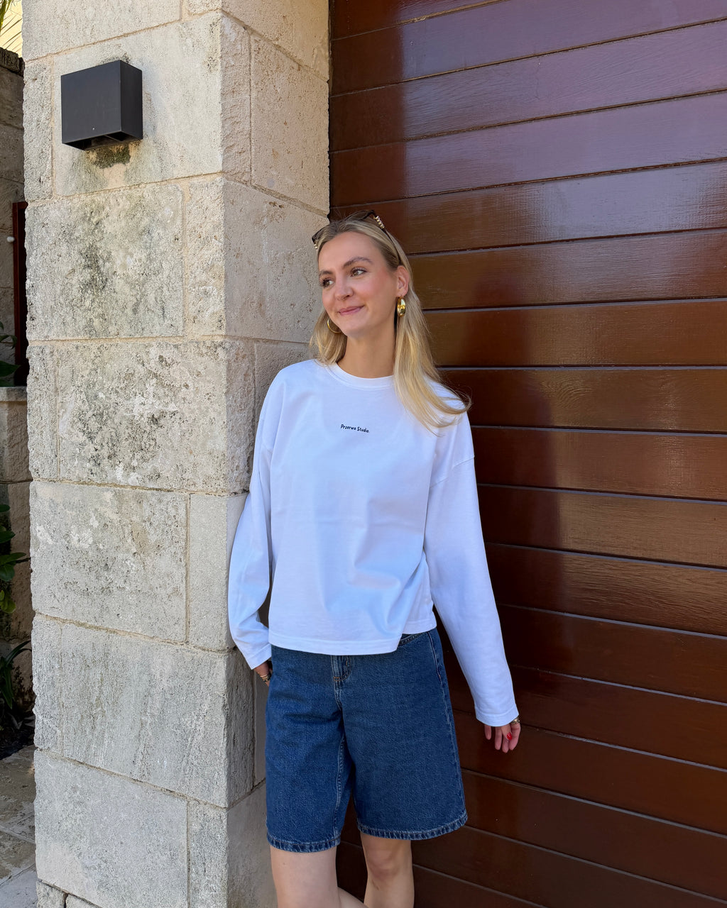 white longsleeve